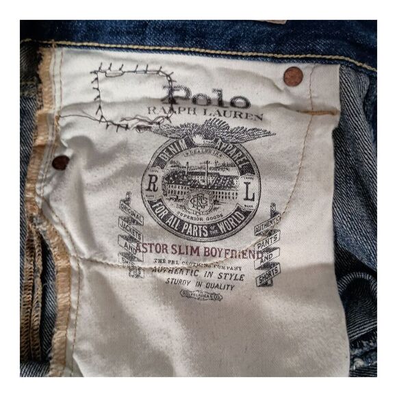 Armani Jeans J21 Regular Button Fly Straight Blue Men's 32x27 - Picture 12 of 12